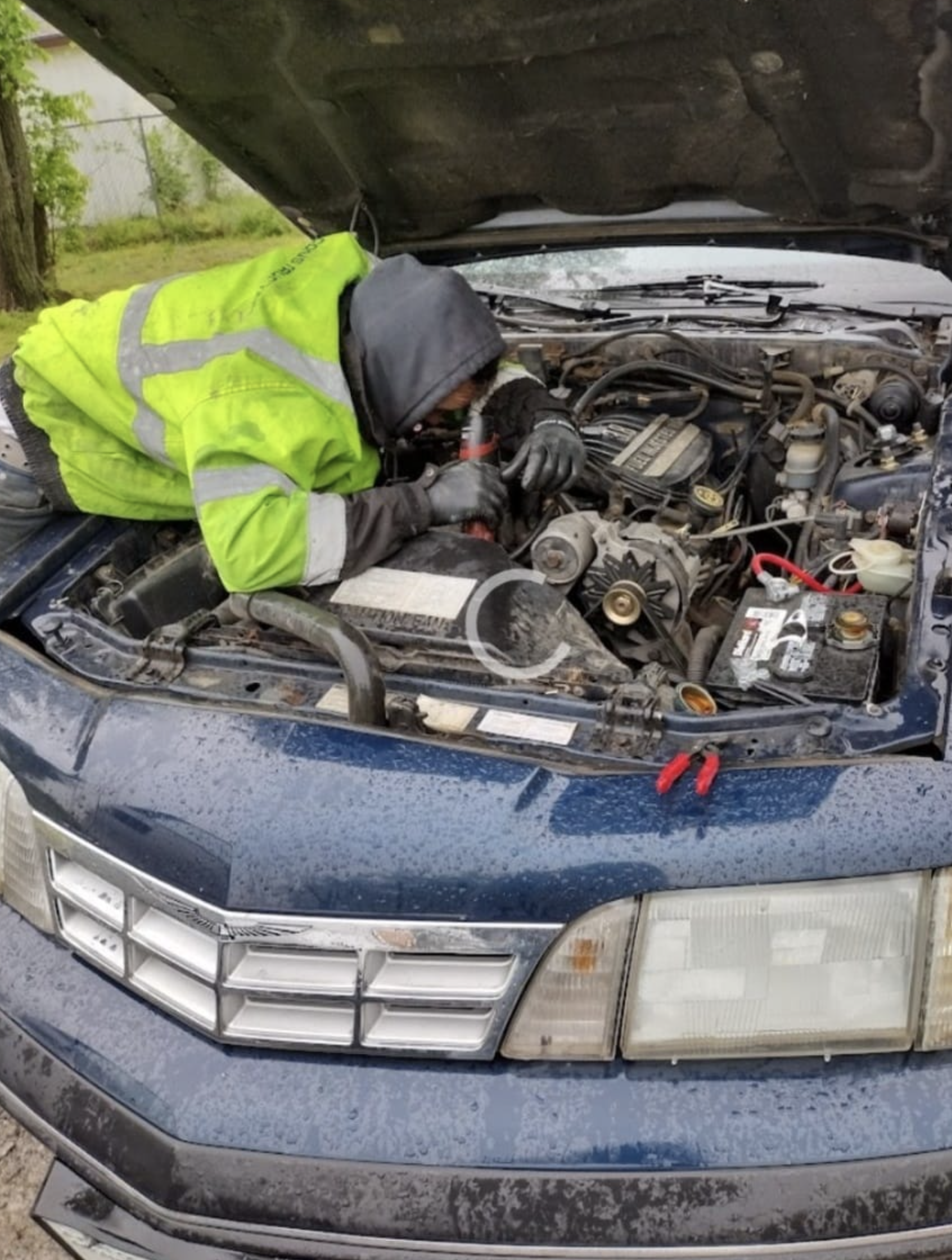 this image shows car diagnostics and repair in Littleton, CO